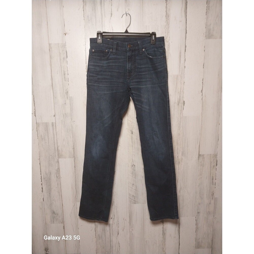 Hollister Mens Jeans Size 30x32 Slim Straight Authentic Denim Dark Wash